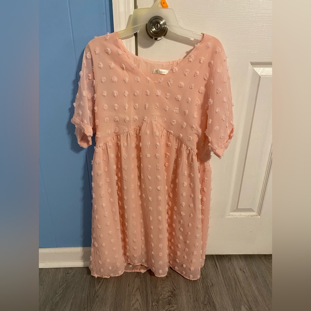 Pink Kurondo Mini Dress